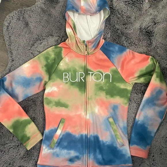 Burton Multicolor Tie-Dye hooded Jacket - Picture 4 of 4